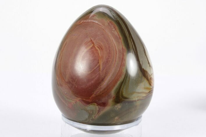Polished Polychrome Jasper Egg - Madagascar #245706